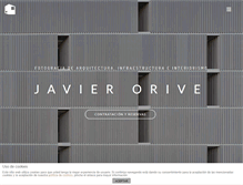 Tablet Screenshot of javierorive.com